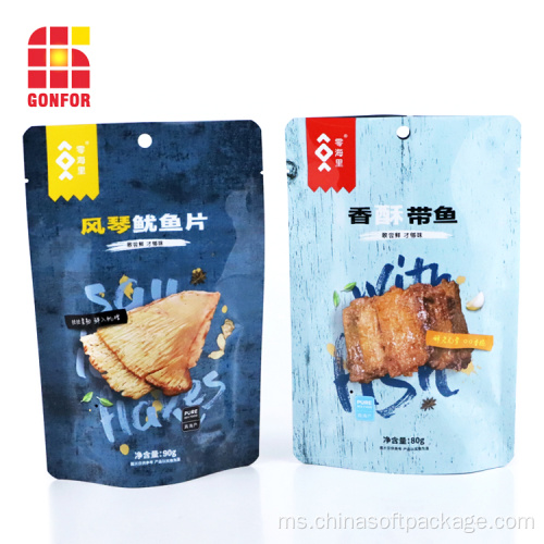 Aluminium Pouch Stand Up Bag For Packaging Seafood